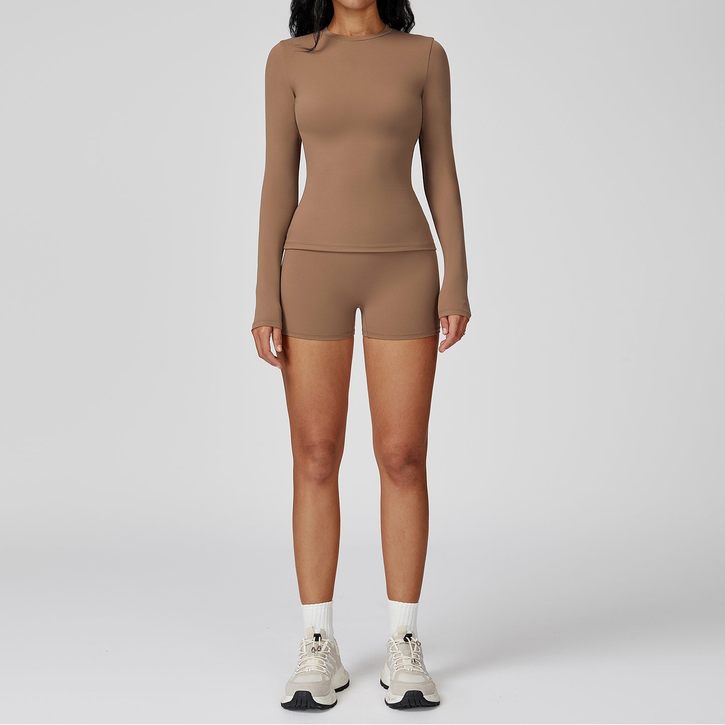 Slim Fit Outdoor Workout Clothes Women's Fitness Running Sports