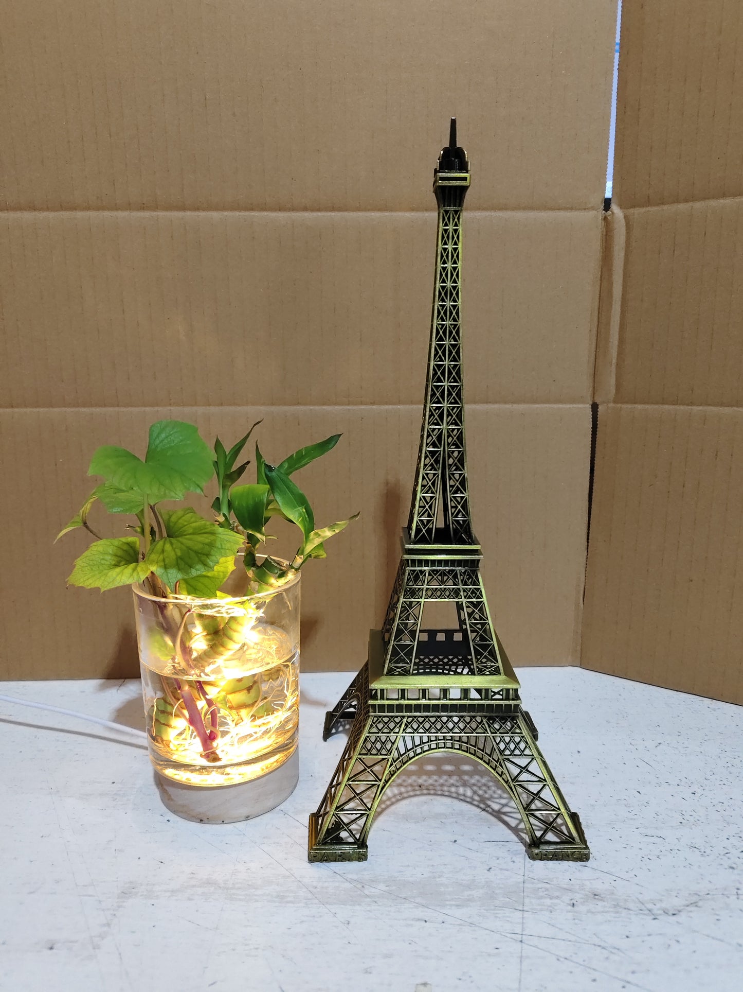 5-13cm Bronze Paris Tower Metal Crafts Figurine Statue Model Home Decor Souvenir Model kids Toys For Children
