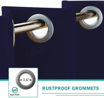 50inch*96inch Luxurious Wool Outdoor Curtain With A Sound-absorbing Ring Design Offer A Tranquil And Comfortable Lifestyle, Combining Style And Functionality.