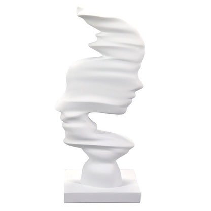 Abstract Human Head Living Room TV Cabinet Foyer Home Decor Decorative Craft