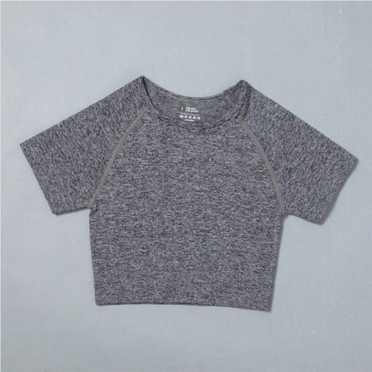 Sportswear T-Shirts Short-Sleeve Workout-Tops Fitness-Crop-Top Seamless Vital Running