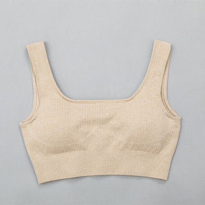 Sexy Gym High Waist Leggings Sports Underwear Shockproof Running Casual Suit