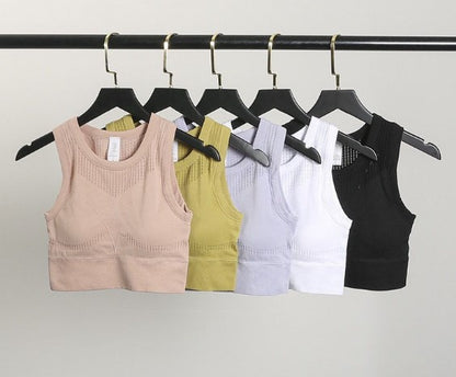 Workout Clothes With Chest Pad Sports Vest