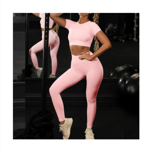 Sportswear T-Shirts Short-Sleeve Workout-Tops Fitness-Crop-Top Seamless Vital Running