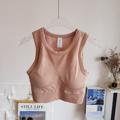 Workout Clothes With Chest Pad Sports Vest