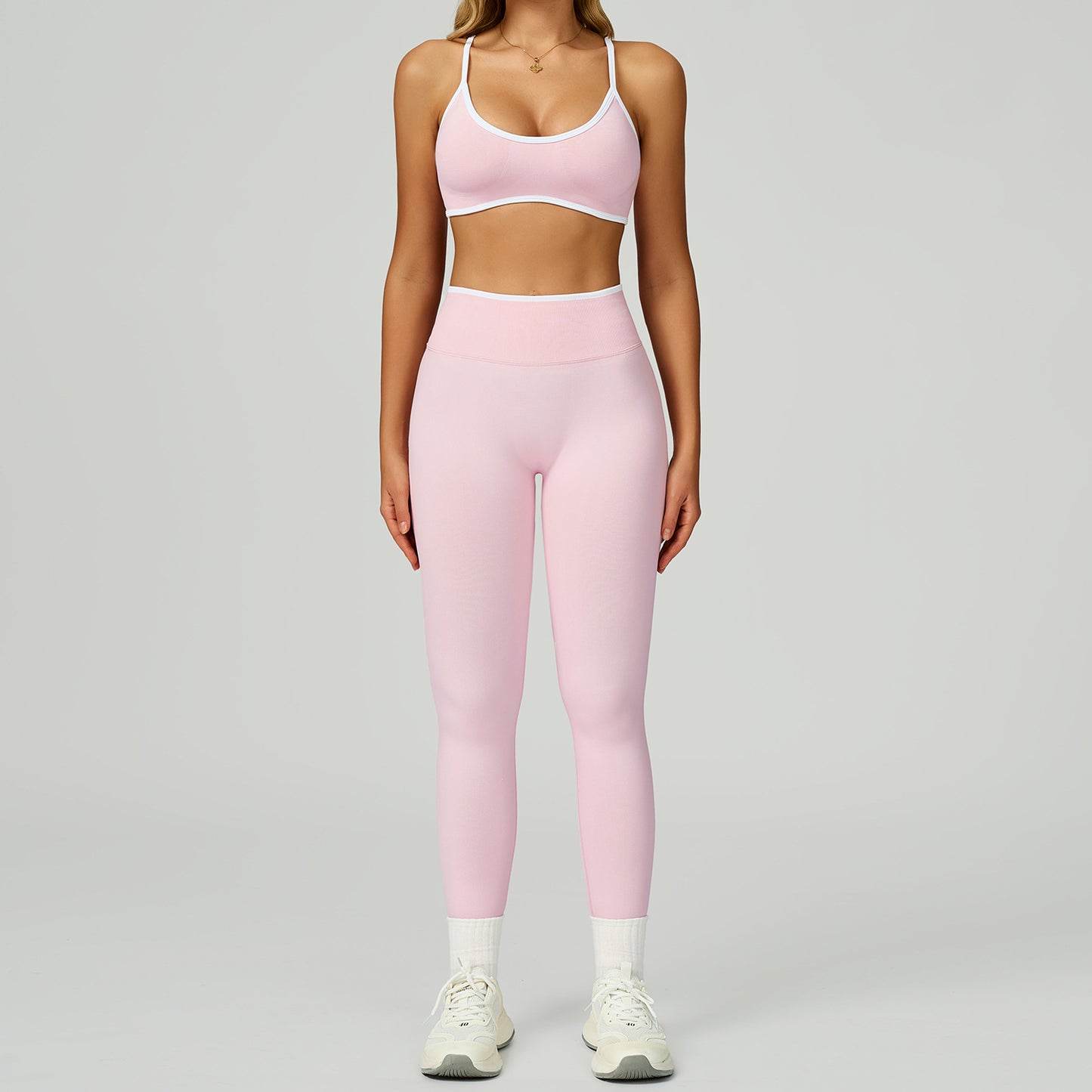 Seamless Yoga Set High-waisted Fitness Workout Outfit