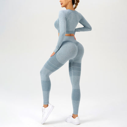 Seamless Workout Clothes Outdoor Sports Suit