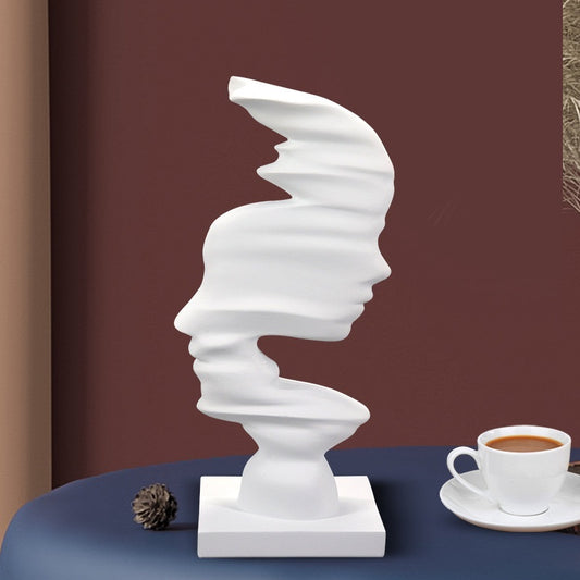 Abstract Human Head Living Room TV Cabinet Foyer Home Decor Decorative Craft