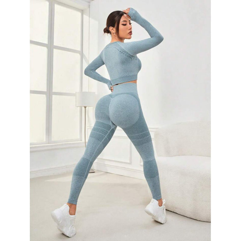 Seamless Workout Clothes Outdoor Sports Suit