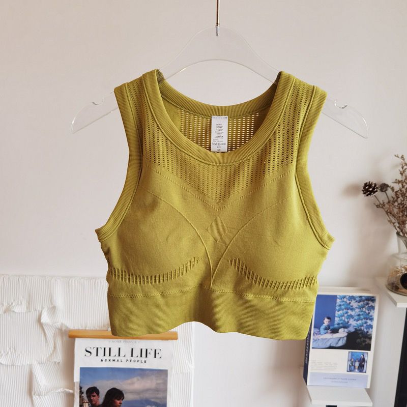 Workout Clothes With Chest Pad Sports Vest