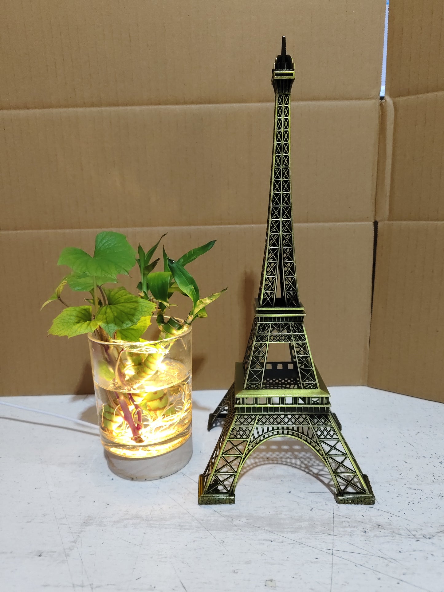 5-13cm Bronze Paris Tower Metal Crafts Figurine Statue Model Home Decor Souvenir Model kids Toys For Children
