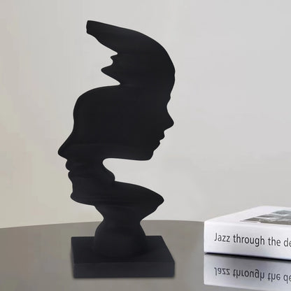 Abstract Human Head Living Room TV Cabinet Foyer Home Decor Decorative Craft