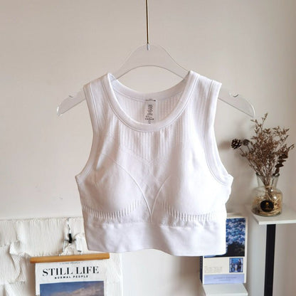 Workout Clothes With Chest Pad Sports Vest