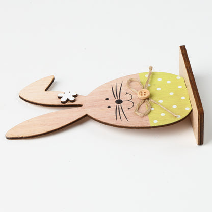Wooden Rabbit Home Decoration  Crafts